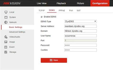 Set DDNS · Enter the Settings page of the device. . Ddns server address hikvision